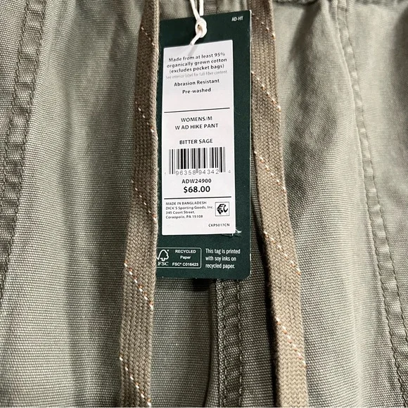 Alpine Design‎ Women’s Hike Pants Olive Green - Picture 2 of 6